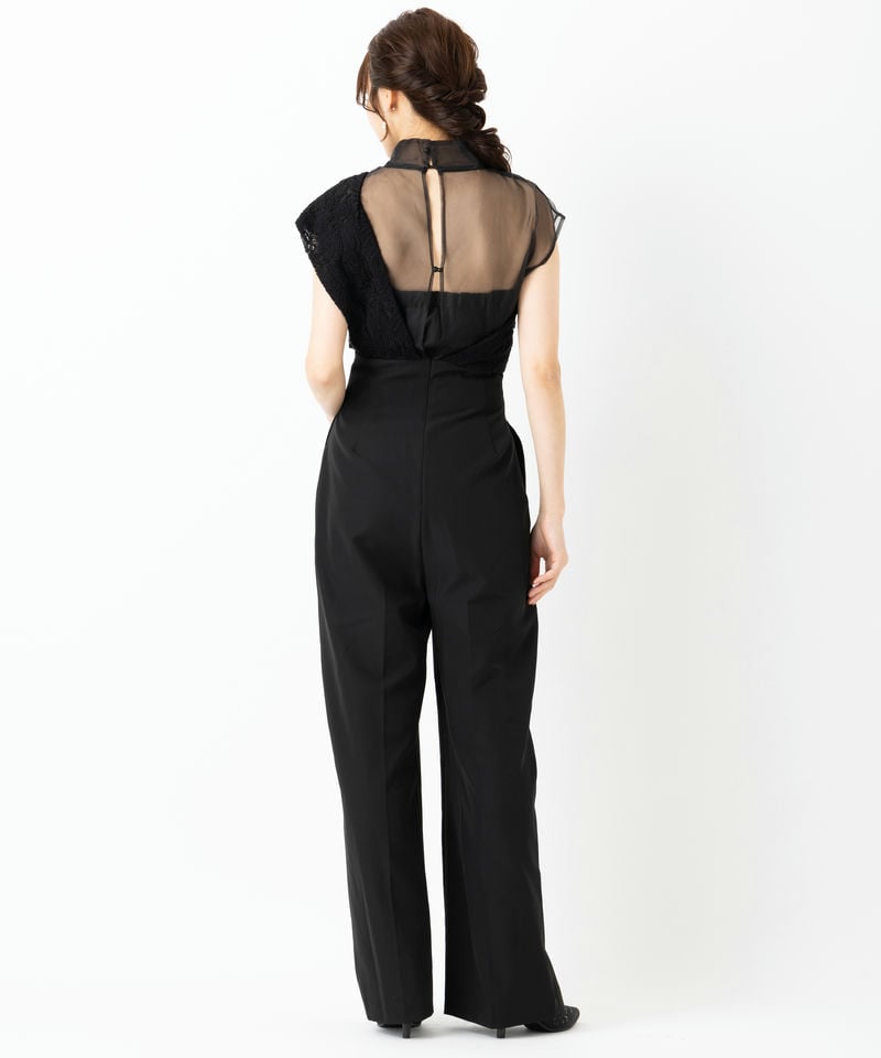 ラグナムーンLADYエンブロイダリーツイストパンツドレス