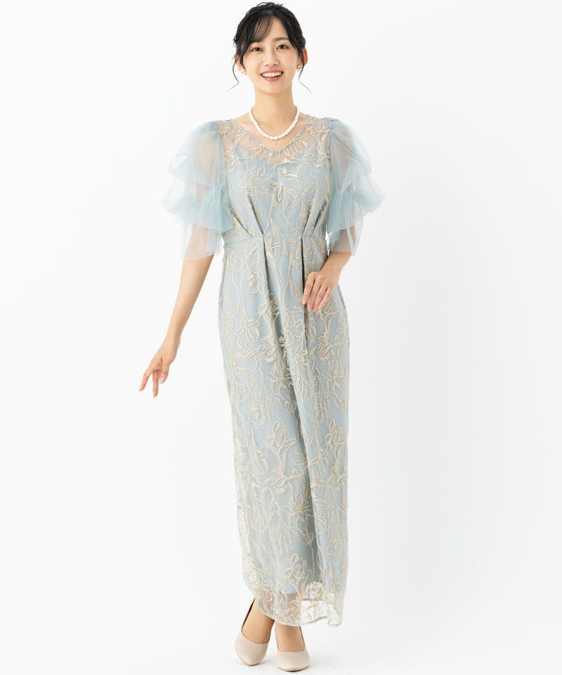 LE'RURE ドレス Fluffy sleeve pencil dress : ZOZOTOWN Yahoo!店