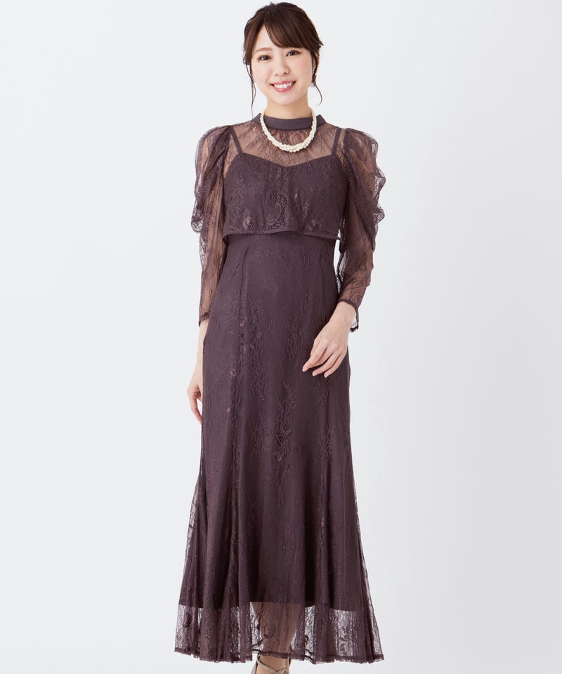 ☆新品☆ドリードール ボレロレイヤードレースドレス 結婚式 二次会