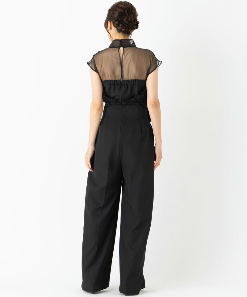 LAGUNAMOON LADYカットジャガードベアパンツドレス