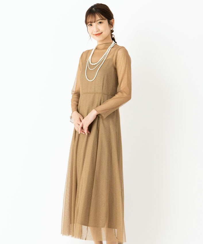 kaene」ラメチュールメロウワンピース