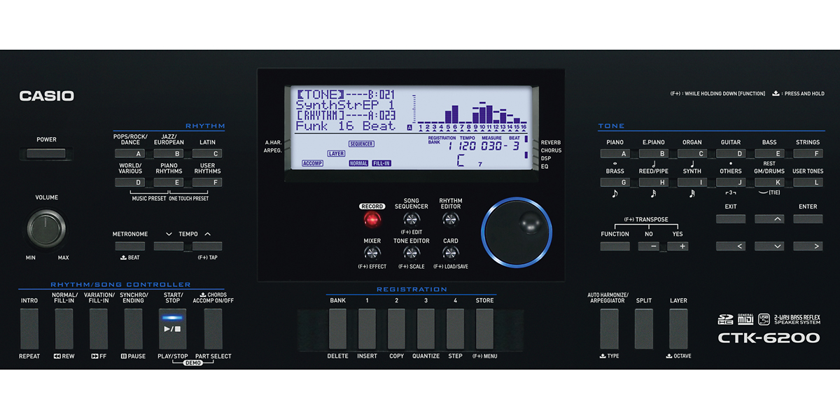 CTK-6200 | High-Grade Keyboards | Electronic Musical Instruments