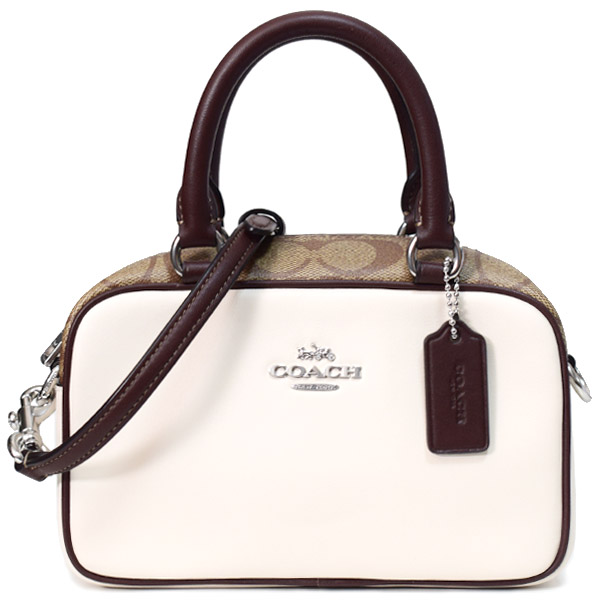 COACH】コーチ バッグ コーティングキャンバス レザー シグネチャー