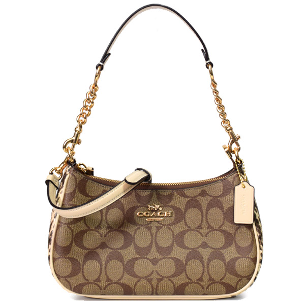 COACH】コーチ シグネチャー スネーク パイソン テリ ロゴ 2way クロス