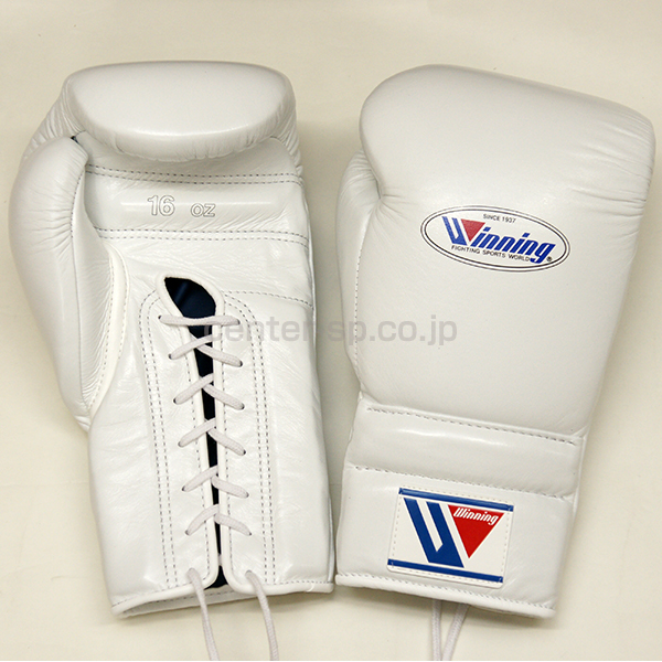 Winning ボクシンググローブ MS-600 16 oz 白 Winning Boxing Gloves
