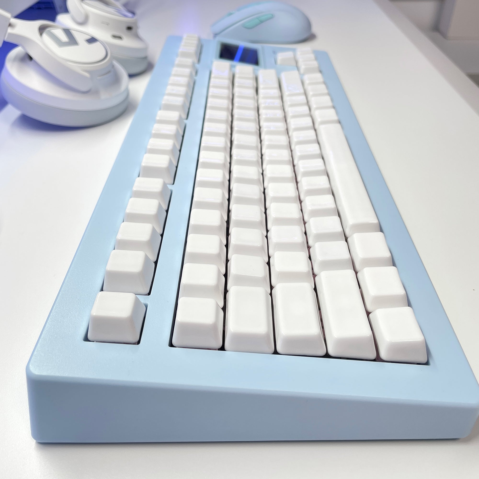 Cerakey White Ceramic Keycaps Set – 114 Keys
