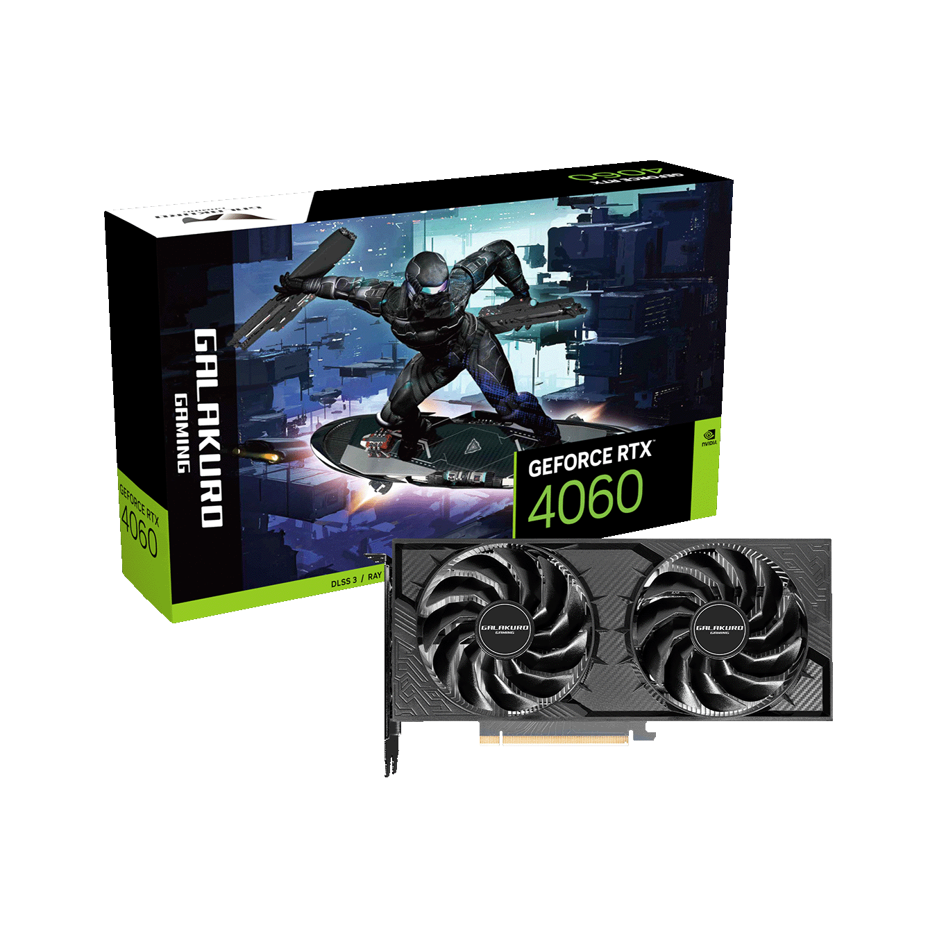 GG-RTX4060-E8GB/OC/DF3 | GG-RTX4060-E8GB/OC/DF3 | 玄人志向