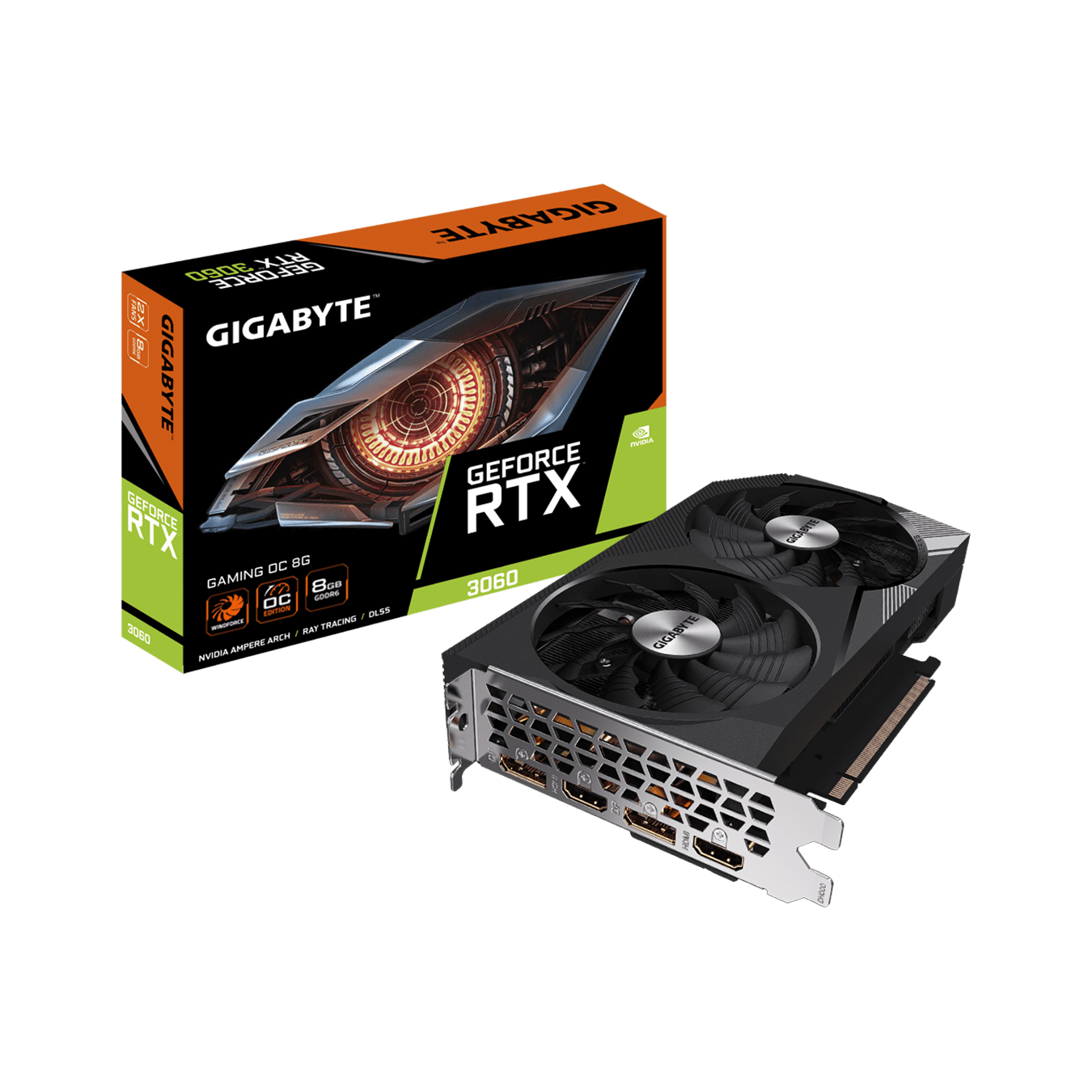 GV-N3060GAMING OC-8GD | GIGABYTE NVIDIA GeForce RTX 3060 搭載