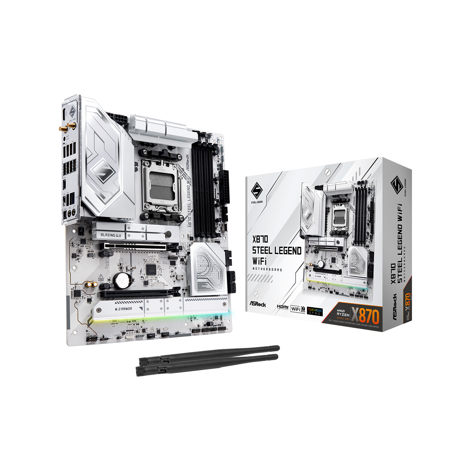 B450M Steel Legend+DDR4 2400 16GBメモリーセット Amazon.com: ASRock