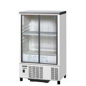 サンデン MUS-0611X|スライド扉・薄型・450mm以下|小型冷蔵ショー