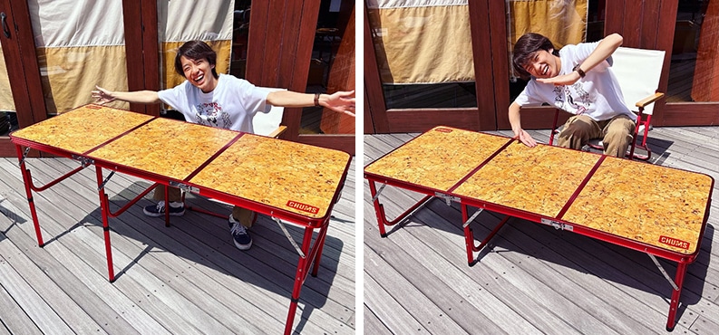 キャンプやおうちでも大活躍！チャムスの「テーブル」シリーズ | CHUMS