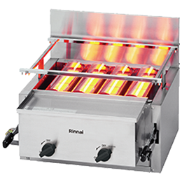 RGA-404B(A) リンナイ ガス赤外線グリラー 荒磯シリーズ｜業務用厨房