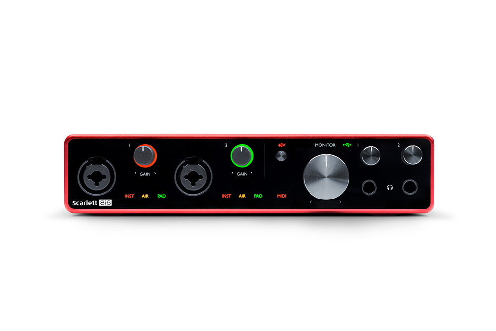 Focusrite Scarlett 8i6 3rd Gen オーディオインターフェイス