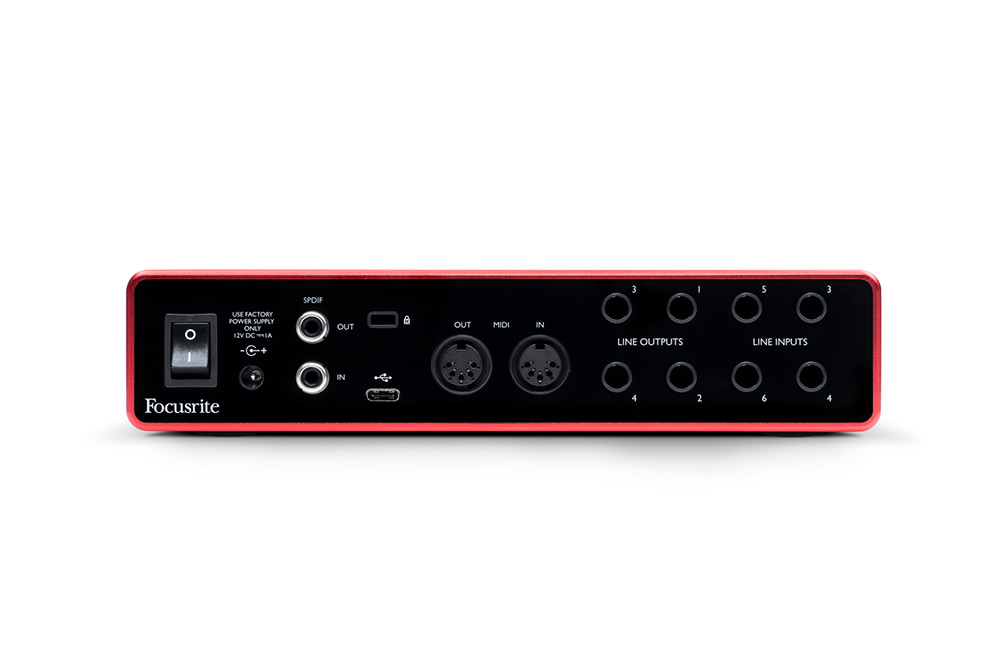 Focusrite Scarlett 8i6 3rd Gen オーディオインターフェイス