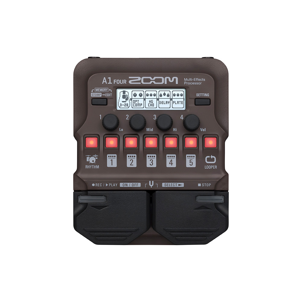 ZOOM A1 FOUR アコースティック楽器用 マルチエフェクター(ズーム