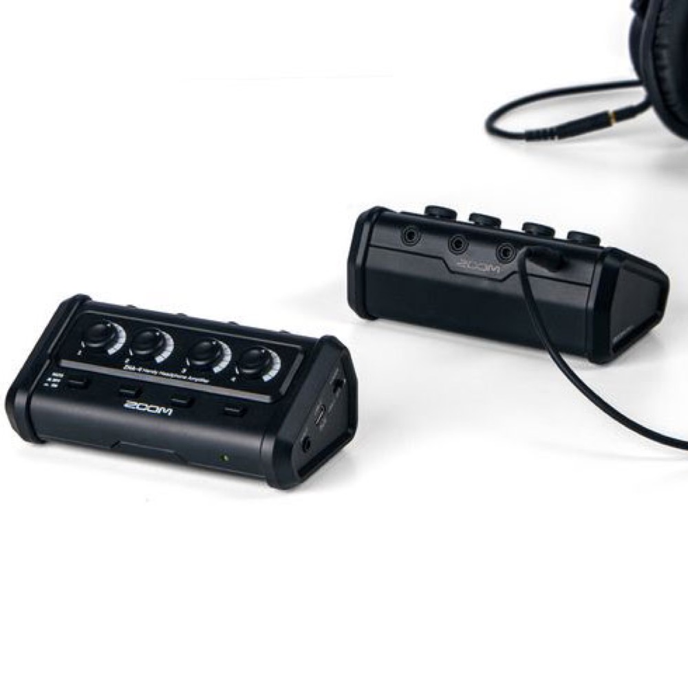 ZOOM ZHA-4 ヘッドフォンアンプ(ズーム ヘッドホンアンプ 最大4人で