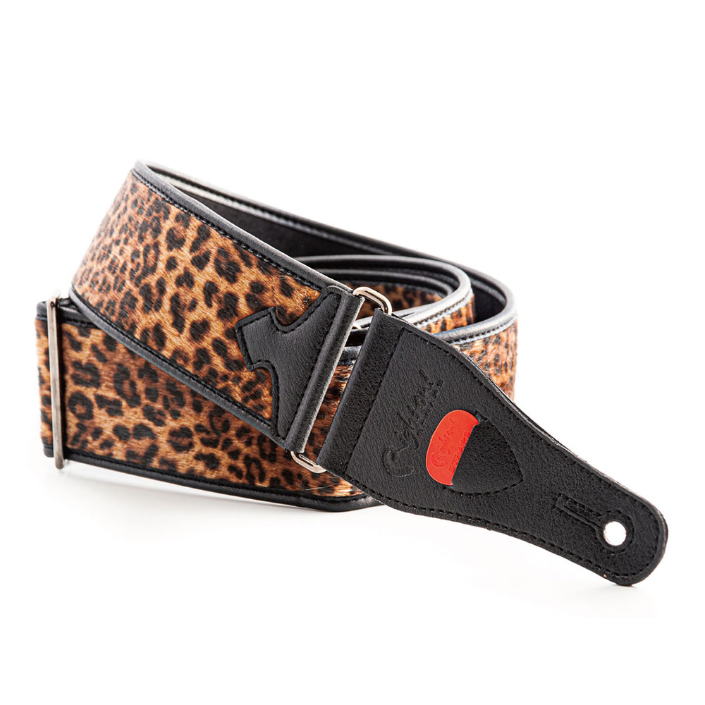 Righton! STRAPS LEOPARD Beige ギター ベース用ストラップ(ライトオン