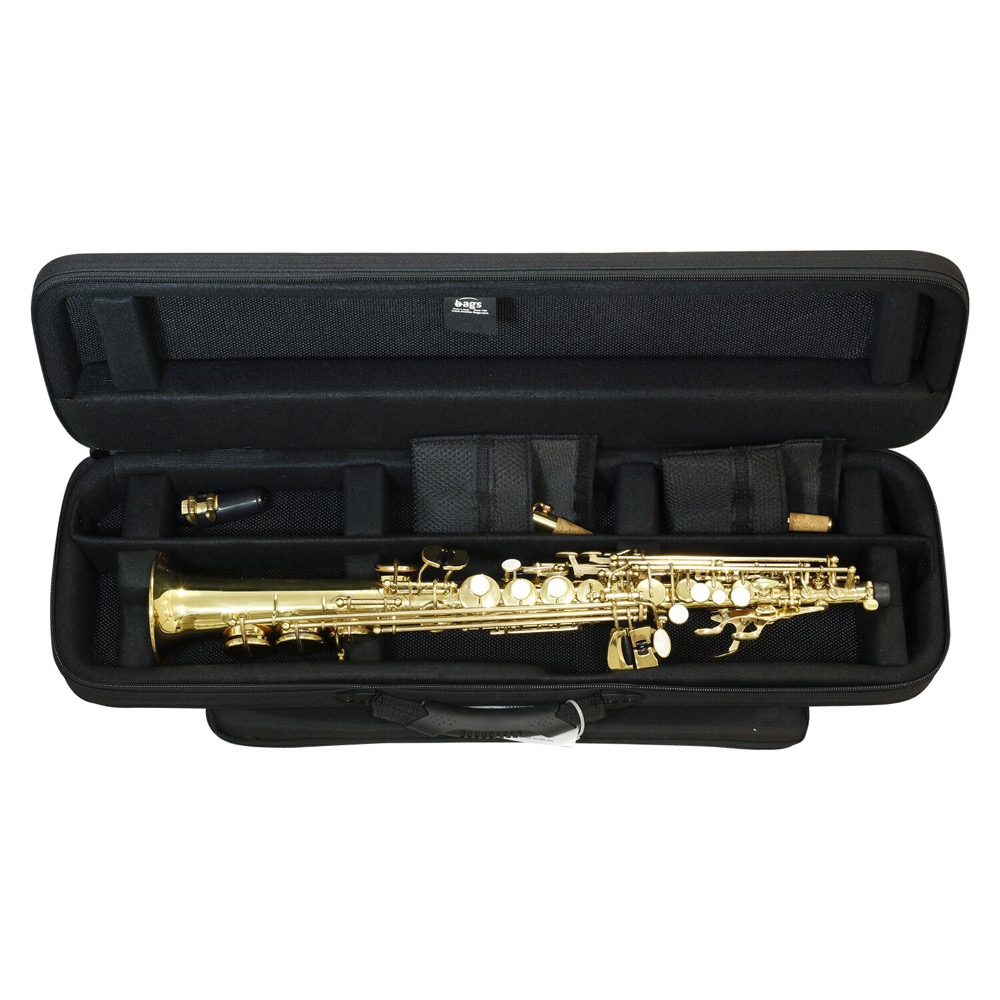 bags EFSS M-BLK ソプラノサックス用ファイバーケース(モダンで