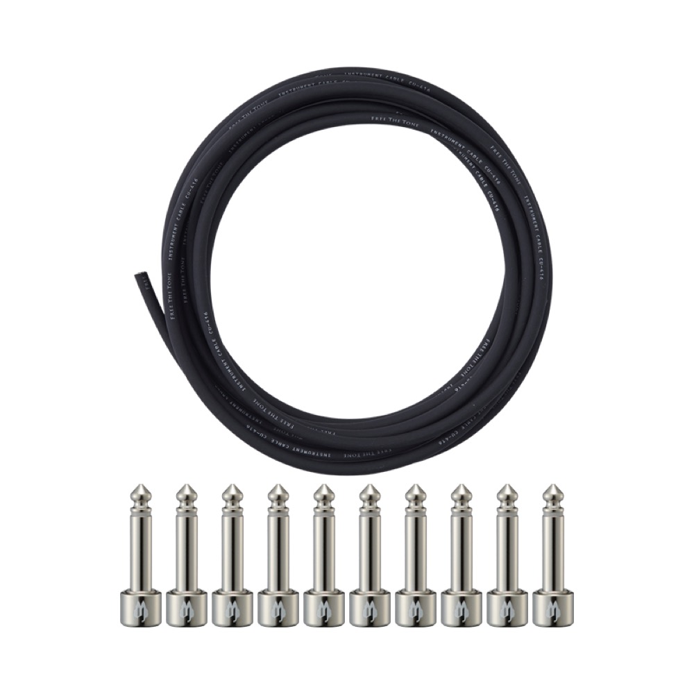 Free The Tone SL-4L-NI-10K ソルダーレスケーブルキット(Lプラグ×10