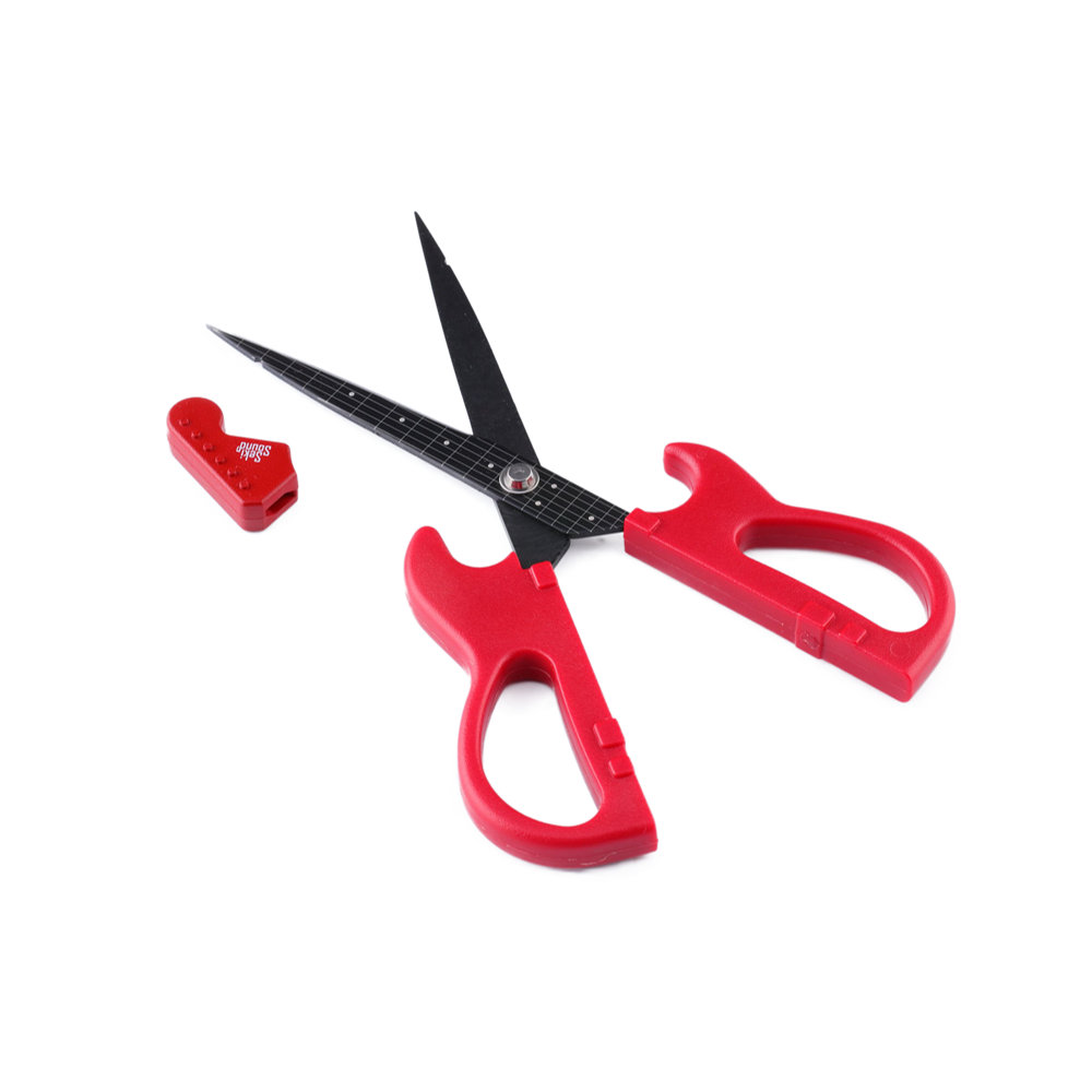 NIKKEN SS-20R Seki Sound ギター型ハサミ レッド(ニッケン セキ