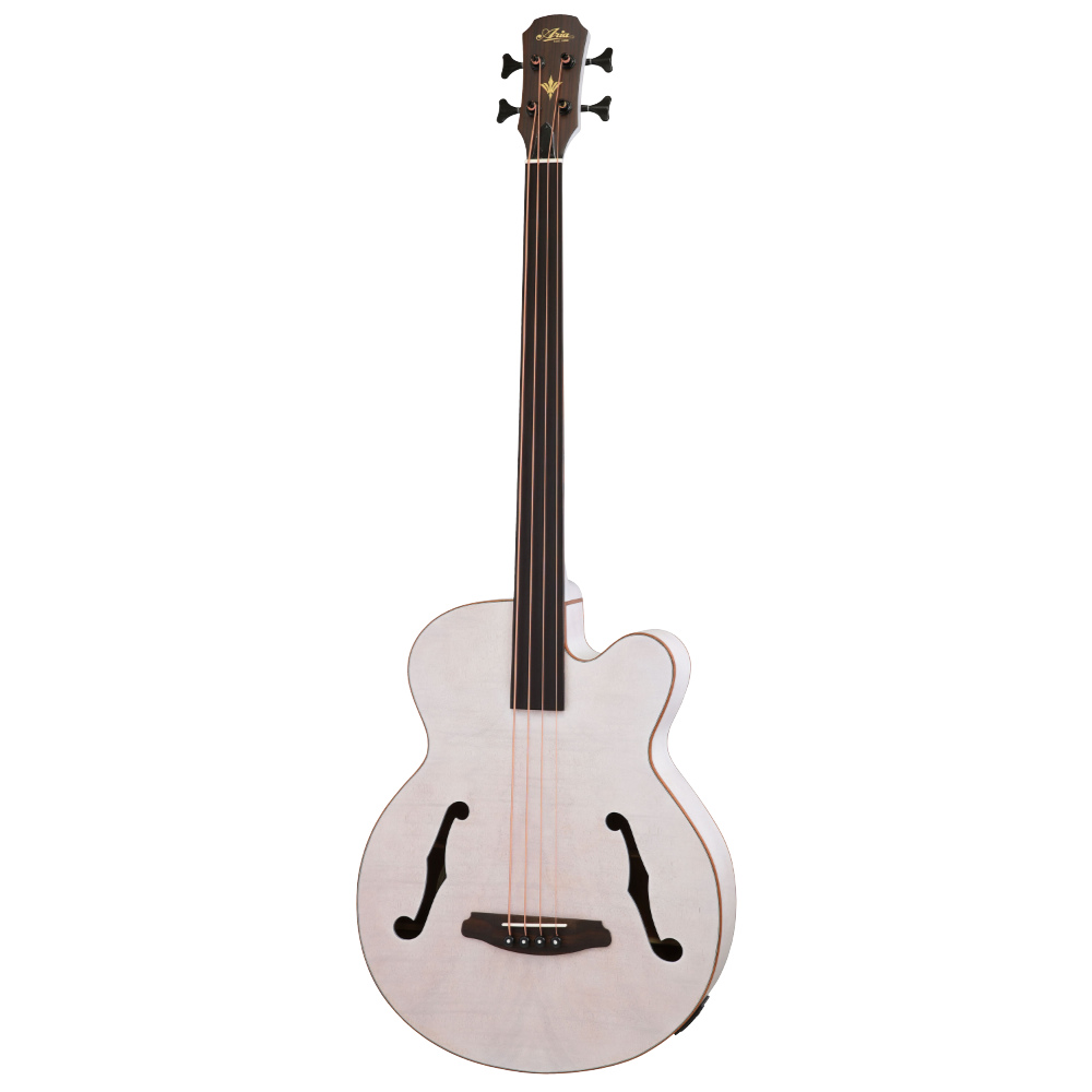 ARIA FEB-F2/FL STBK フレットレス アコベ ケースつき傷あり