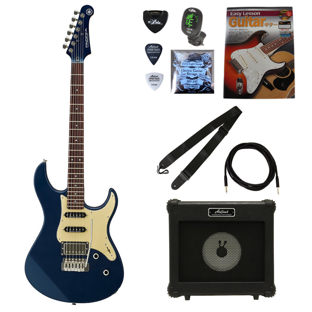 ヤマハ YAMAHA PACIFICA612V II X MSB パシフィカ ARIAアンプと小物
