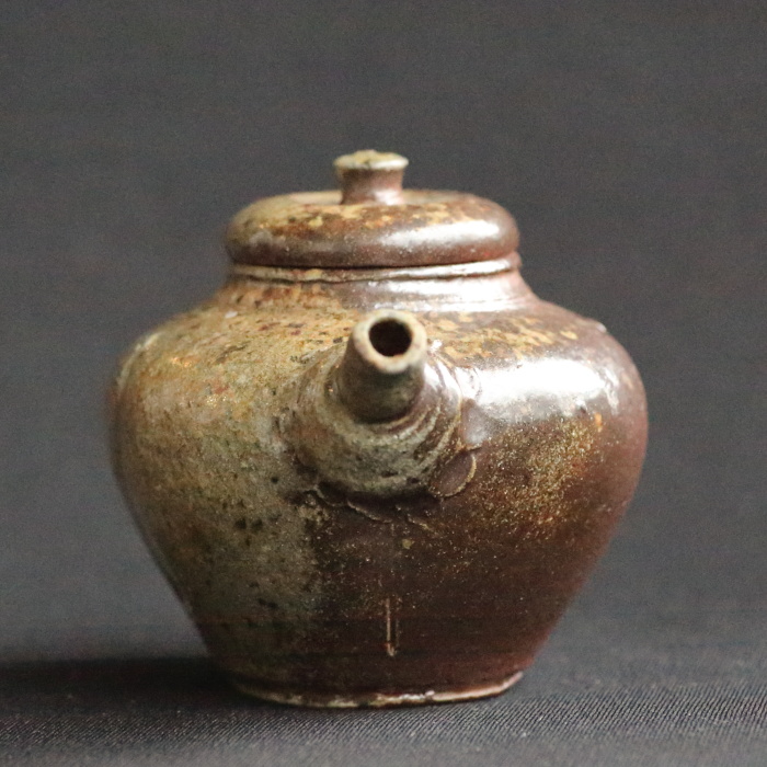 常滑焼 古常滑 室町時代 叩瓶 茶瓶 茶壷 時代箱付 M R5233B 常滑焼 古