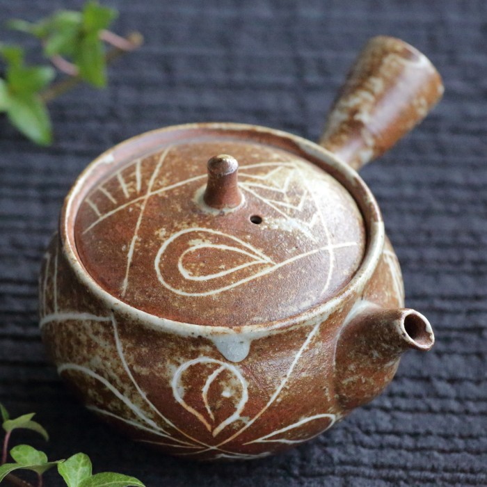 kk 陶芸家 萬古焼 山本広己 秀逸作 青磁香炉 共箱 M R5768 陶芸