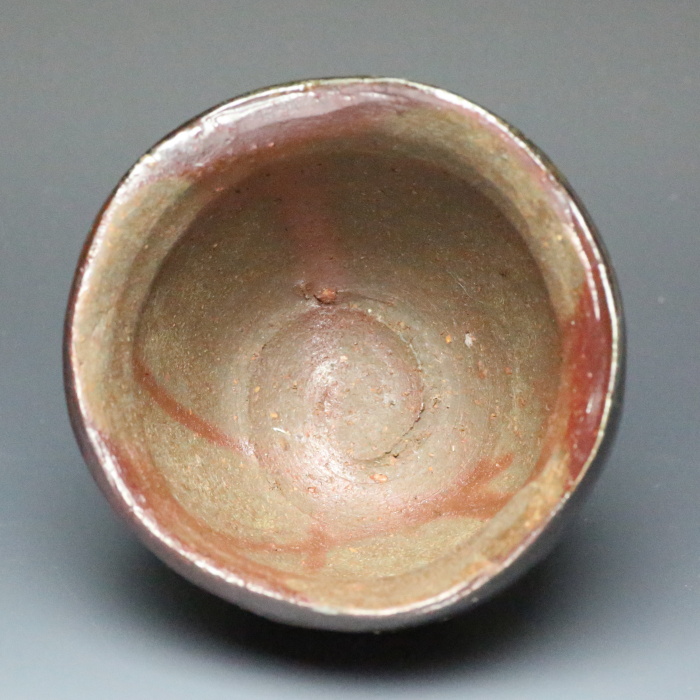 原田拾六 備前ぐいのみ 備前焼酒器 酒盃 薪窯焼成酒呑み 火襷 共箱