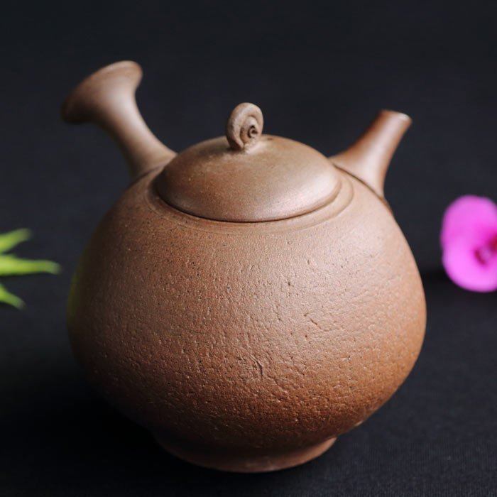 常滑市無形文化財保持者小西洋平作急須南蛮風 常滑市無形文化財保持者