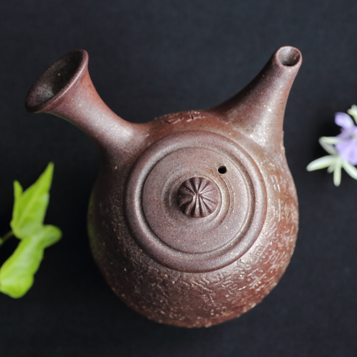 常滑焼 小西洋平 源心彩 練込 急須 土瓶 茶道具 茶注 茶器