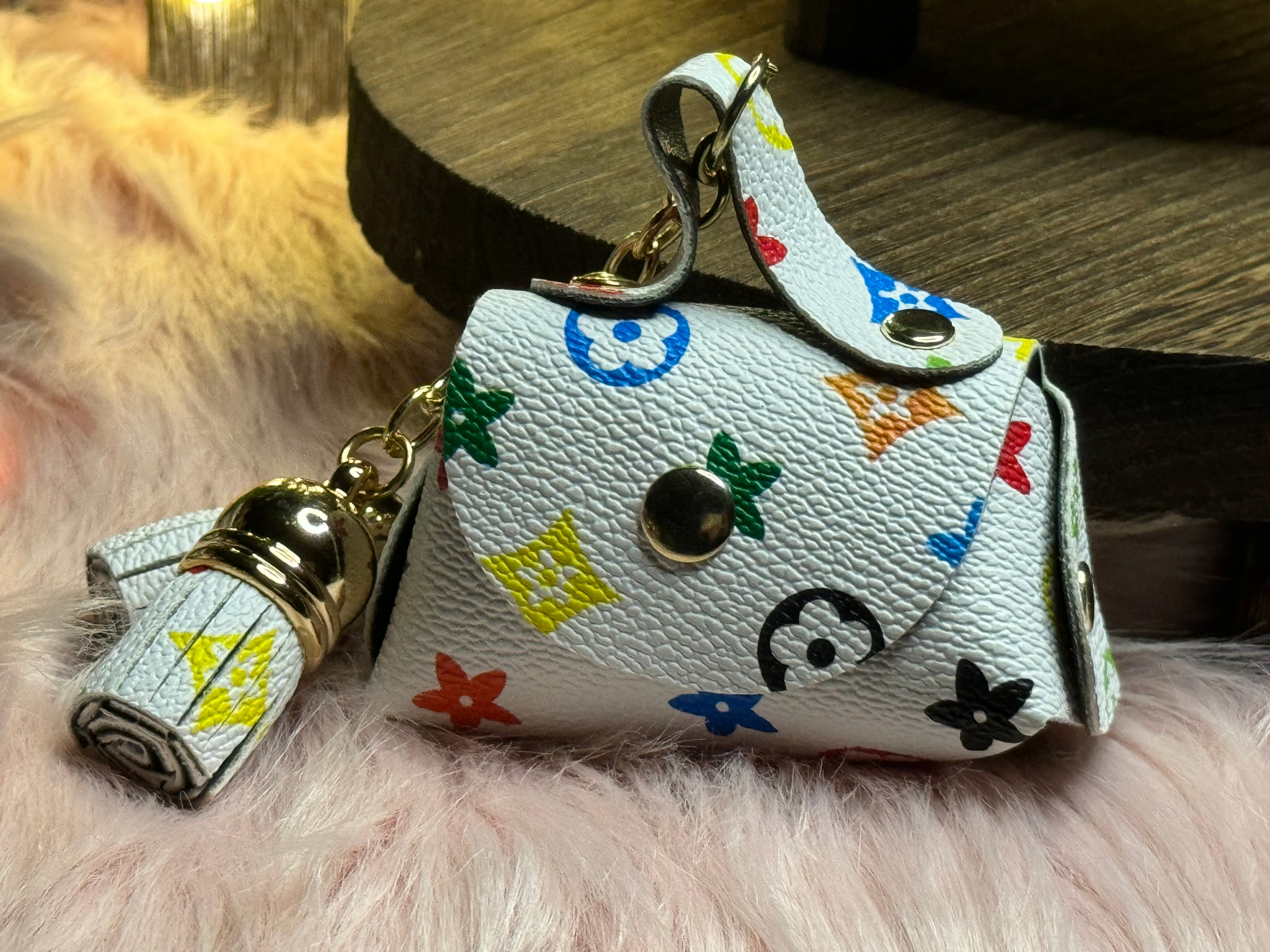 Louis Vuitton Key Bag Checkered Wallet Keychain Designer Mini