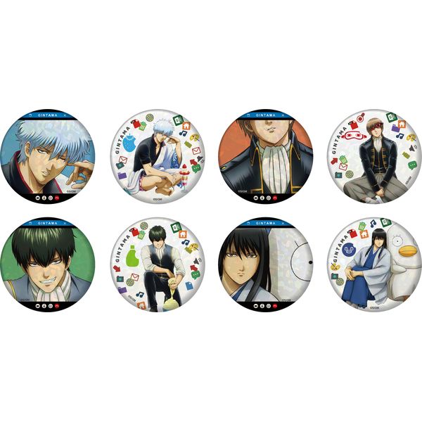 銀魂 缶バッジ 特典 坂田銀時 桂小太郎 4個 gintama 銀魂 缶バッジ