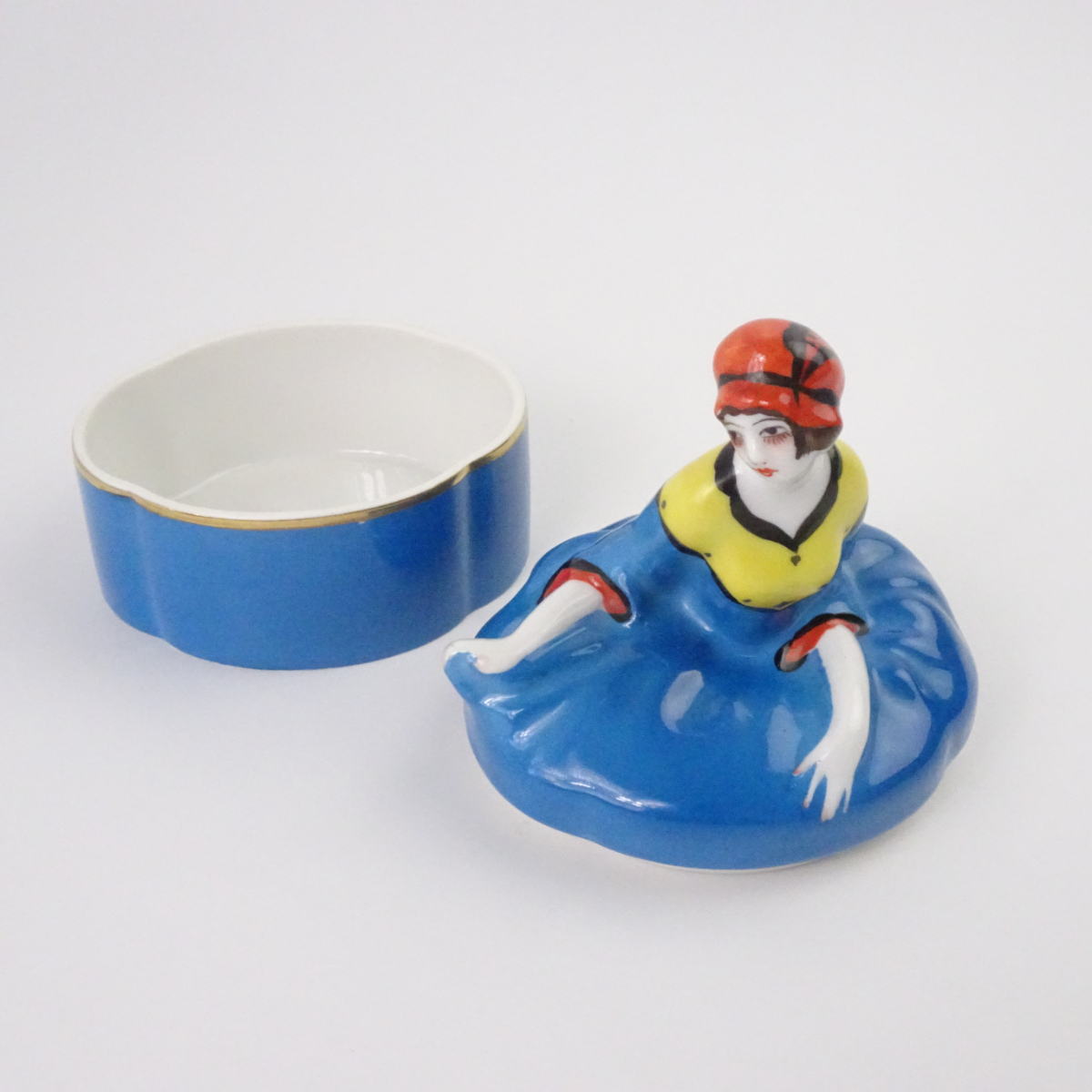 オールドノリタケ デコレディ ラスター彩 小物入れ 灰皿 アールデコ