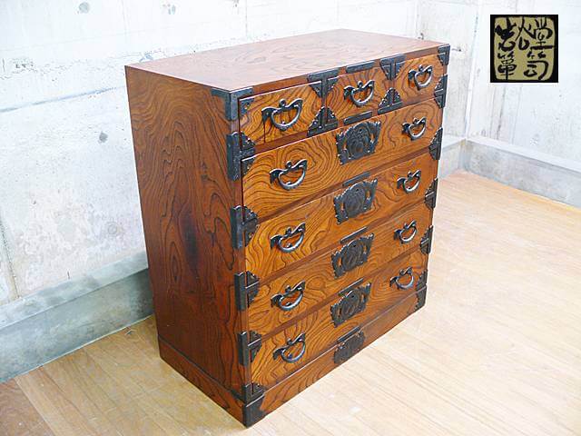 岩谷堂箪笥】時代箪笥 三尺箪笥 チェスト 整理タンス 出張買取 東京都