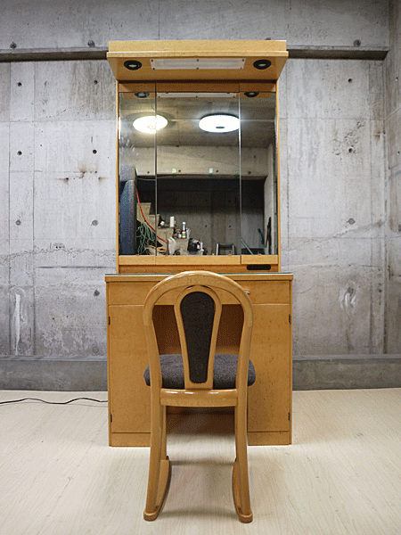 大塚科学 大塚家具 ドレッサー 鏡台 姿見 化粧台 収納テーブル IDC大塚