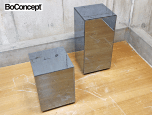 廃盤品◾️BoConcept ミラーテーブル ショップ グレー ボーコンセプト