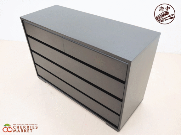 府中家具】最高級 4段 チェスト 桐箪笥 整理タンス 桐製家具 出張買取