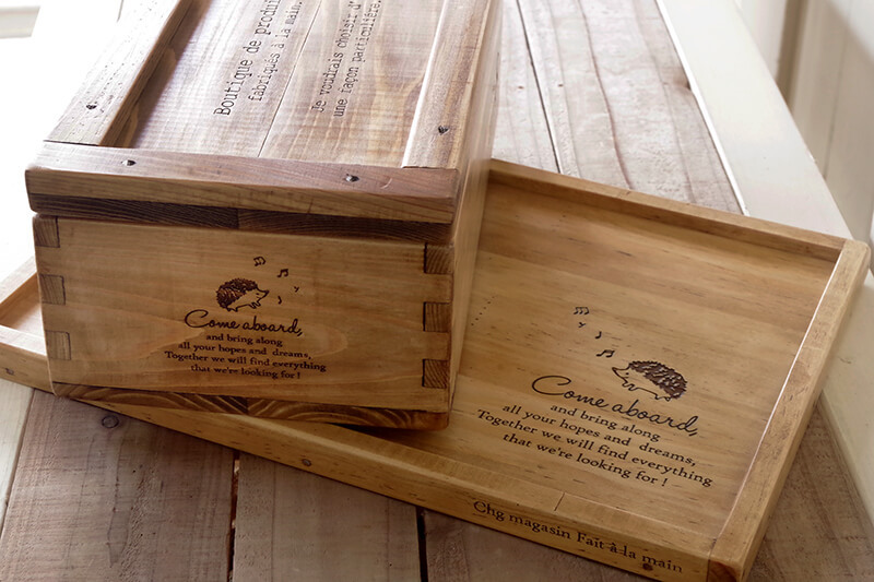 アンティーク風コレクションボックス｜ヴィンテージスタイル木箱｜通販
