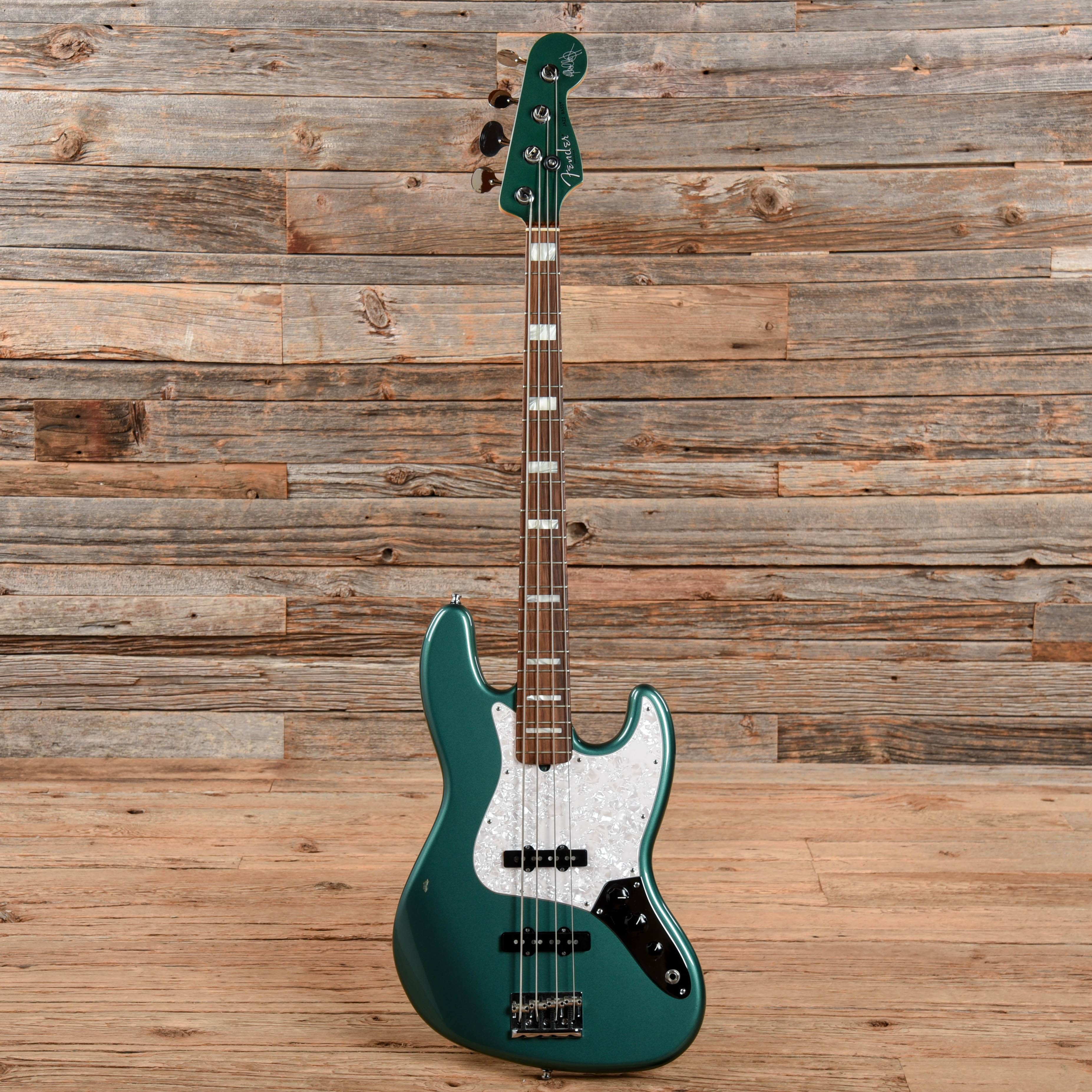 Fender Adam Clayton Signature Jazz Bass Sherwood Green Metallic
