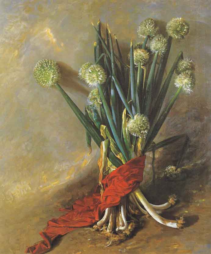 油彩画李松子（Lee Song Ja)