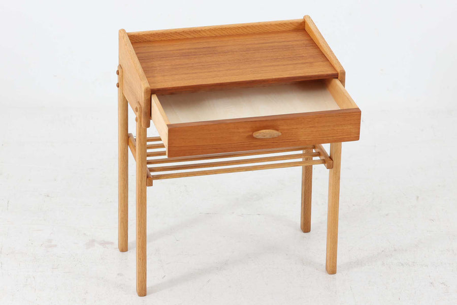 サイドテーブル 北欧家具 チーク材 キャビネット チェスト ナチュラル