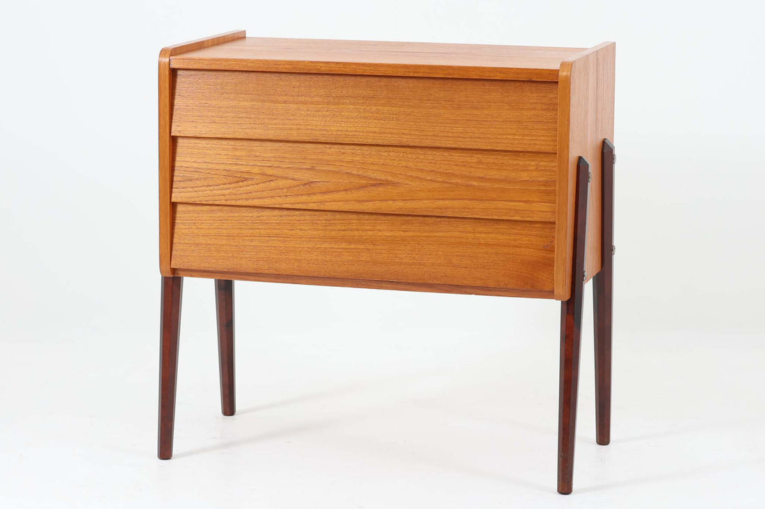 スウェーデン チーク材 三段チェスト 北欧家具 北欧ビンテージ 【公式