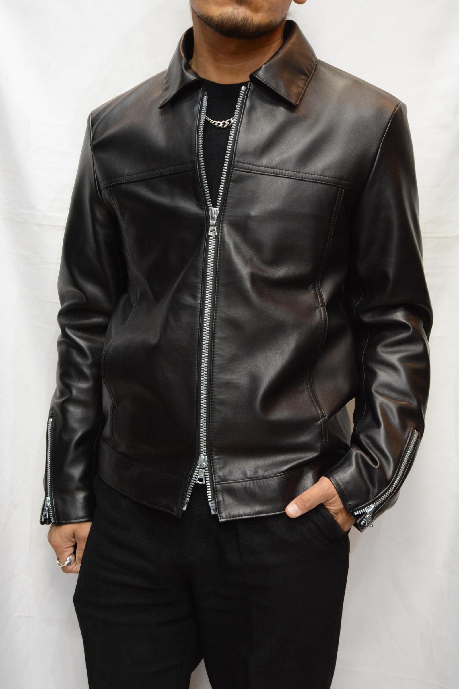 バックラッシュシングルライダースジャケット