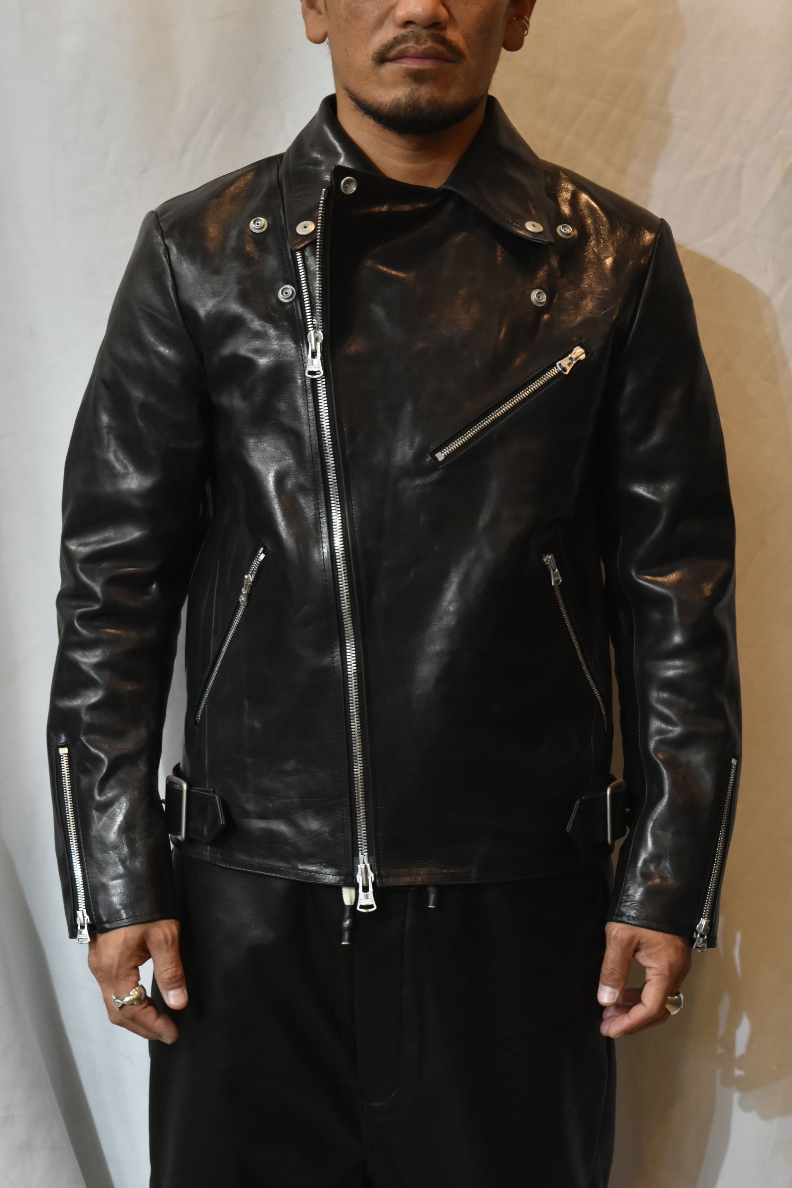 ISAMU KATAYAMA BACKLASH - ジャパンカーフレザー グレージング仕上げ