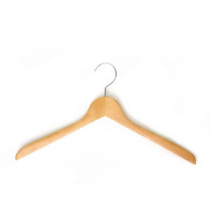 スペッソ60 木目の美しいクリア艶消し仕上げ シンプルな木製ハンガー