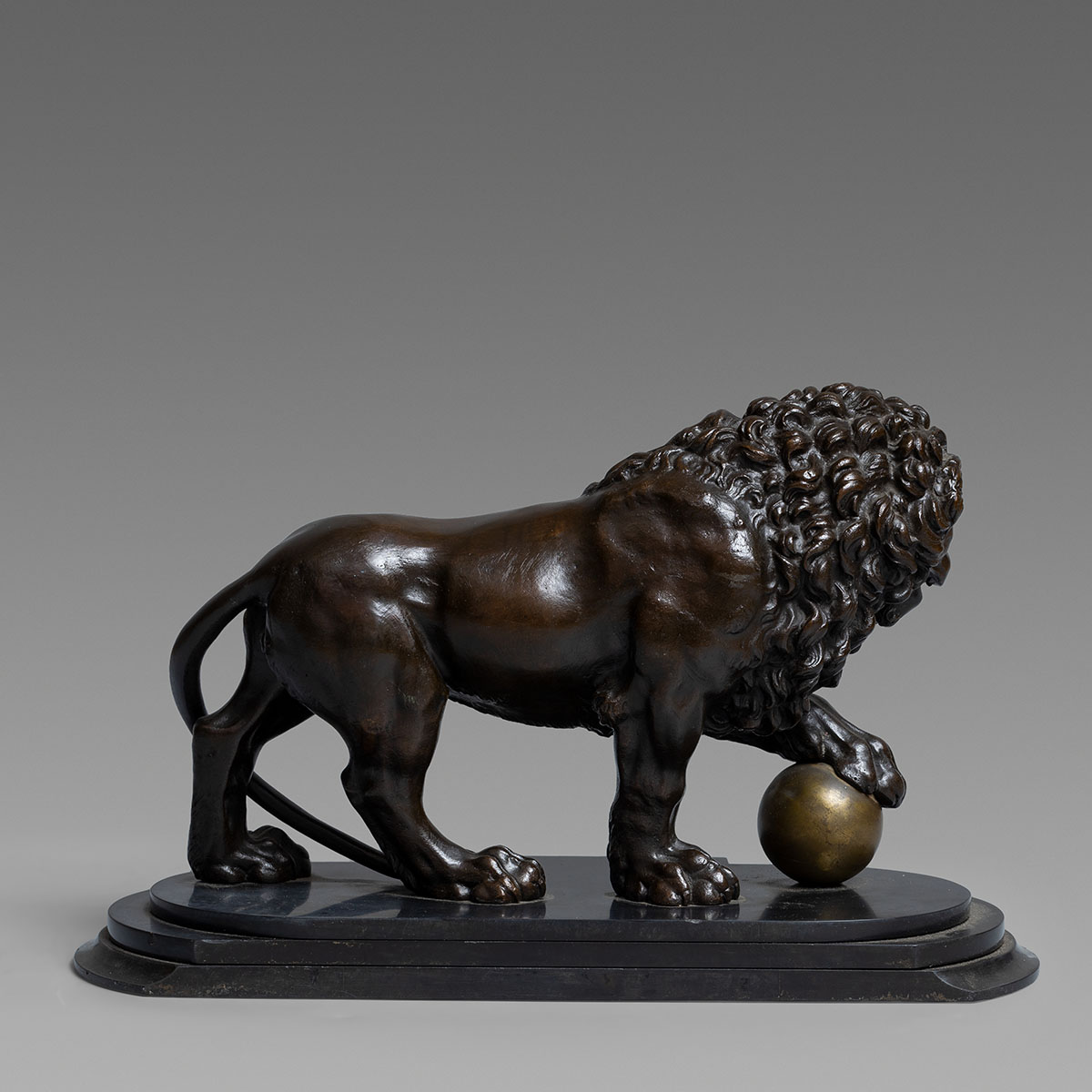 流】中国美術 時代 古銅獅子地紋爵 CR548 日本古美術作品鑄銅制