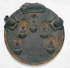AKa6901 古銅 懸仏 掛仏 仏教美術 AKa6901 古銅 懸仏 掛仏 仏教美術