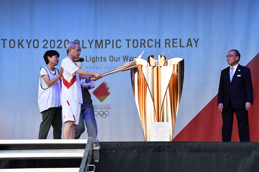 東京オリンピック 聖火リレー 東京2020 キーリング ボールペン 記念品