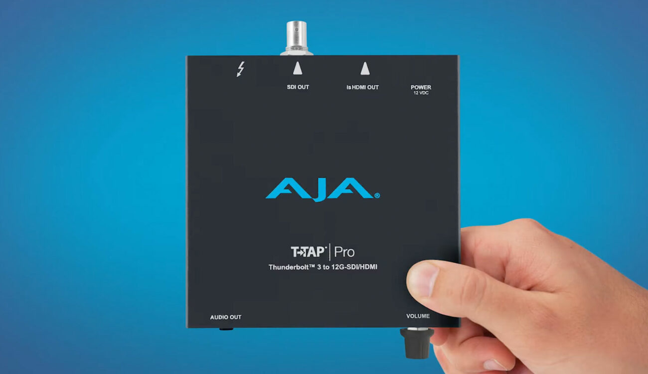AJA T-TAP Pro Thunderbolt 3 – 4K HDMI 2.0 and 12G-SDI Output Box